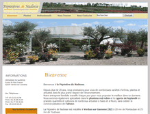 Tablet Screenshot of pepinierenadesse.com